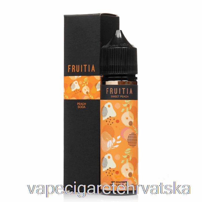 Vape Hrvatska Peach Soda - Fruitia - 60ml 0mg